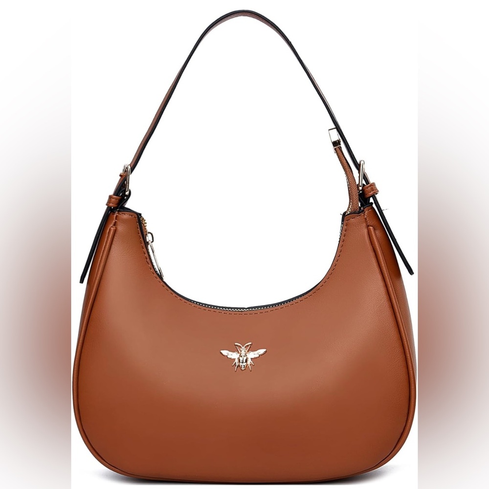 Brown Leather Shoulder Bag